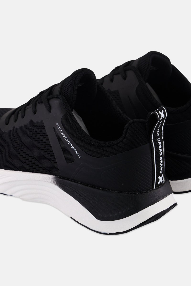 Xti أحذية كاجوال نسائية مزودة بأربطة، سوداء - Image 2